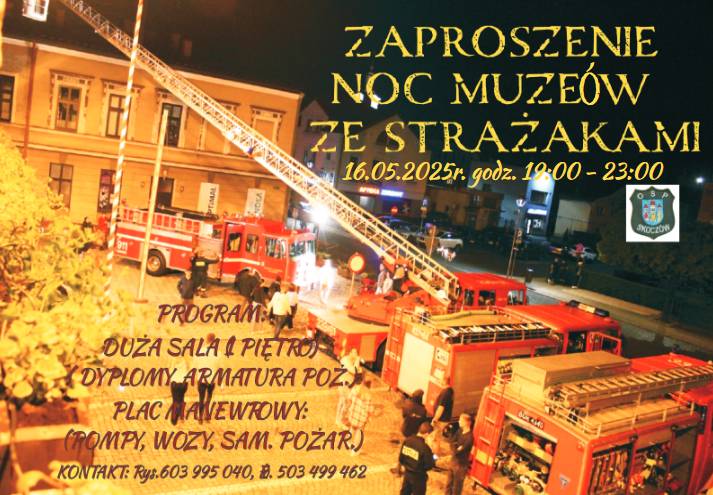 Noc Muzeów ze strażakami